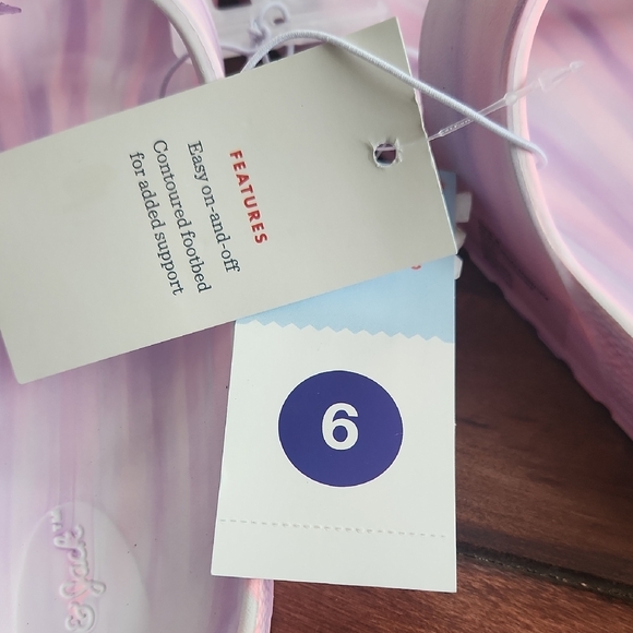 Cat & Jack Pink and Purple Kids Sandals - Picture 2 of 2